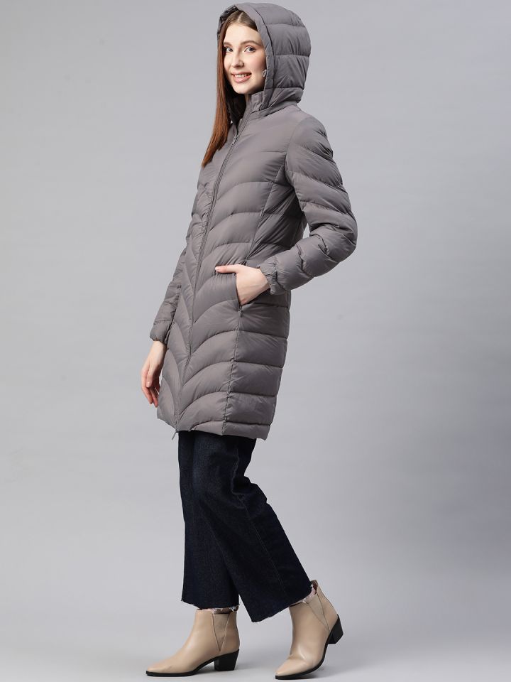 Padded long sales jacket women's