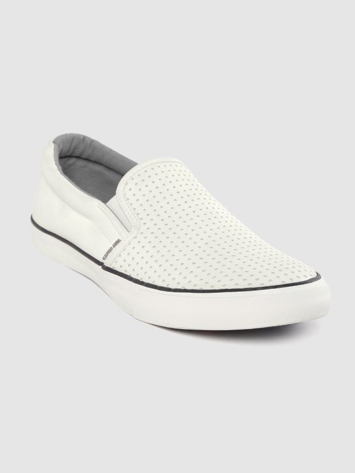 white polo slip on shoes
