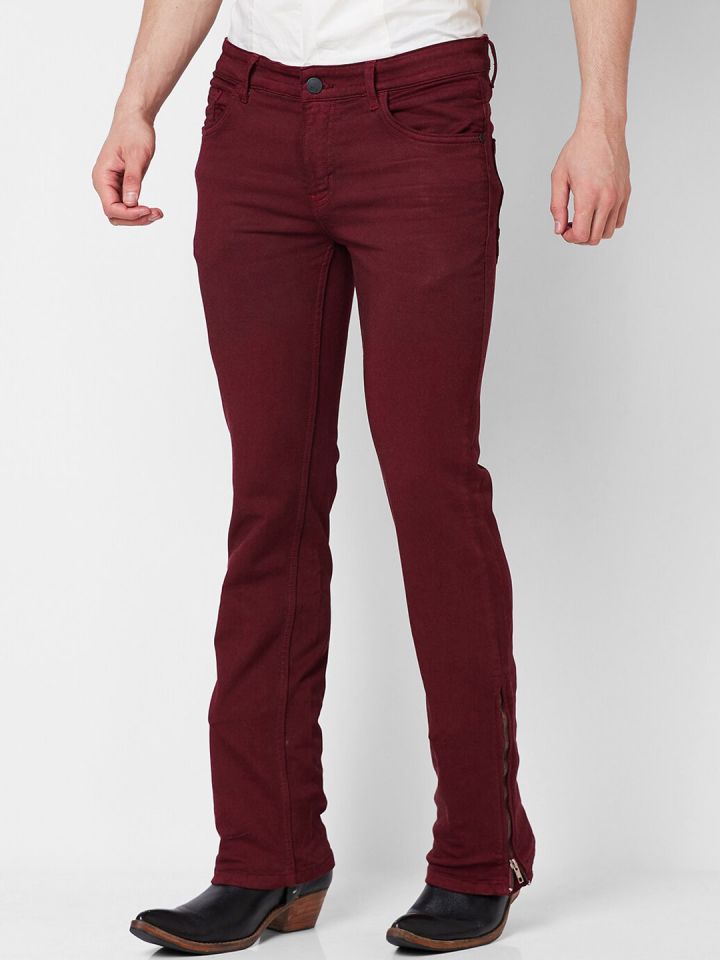 Buy Mode De Base Men Bootcut Mid Rise Cotton Jeans Jeans for Men