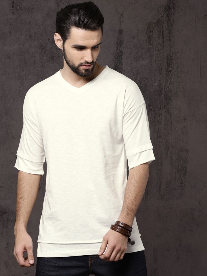 Shoulder longline t shirt Clearance