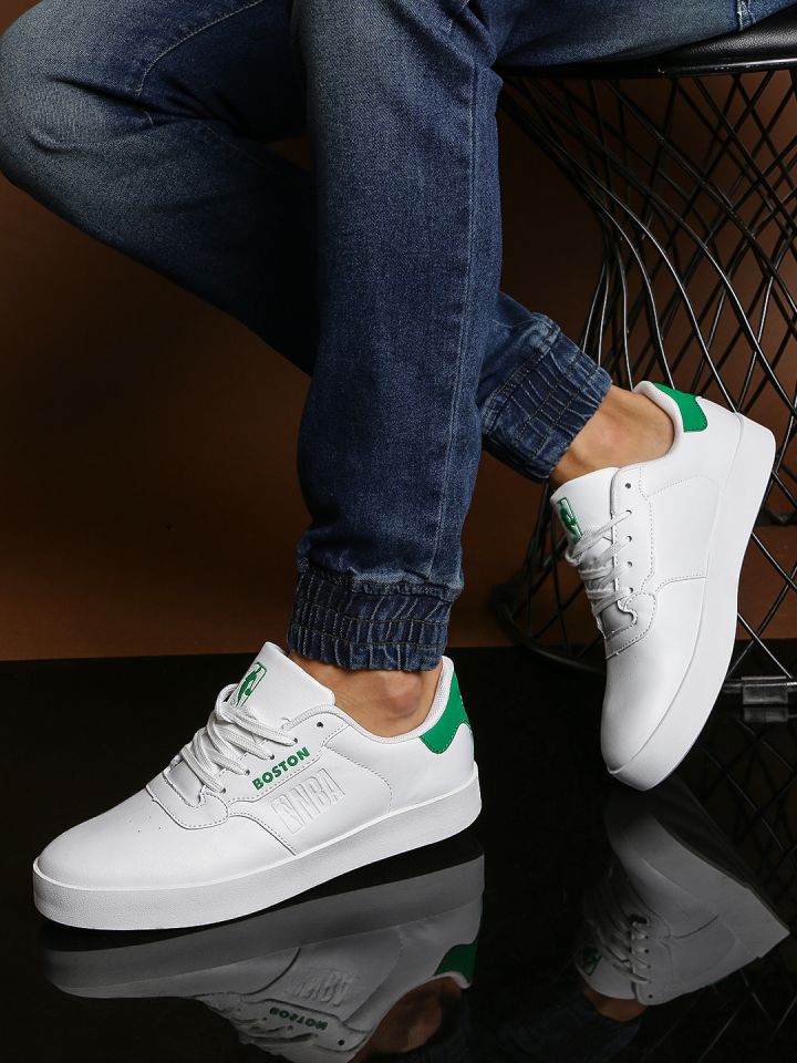 white green sneakers