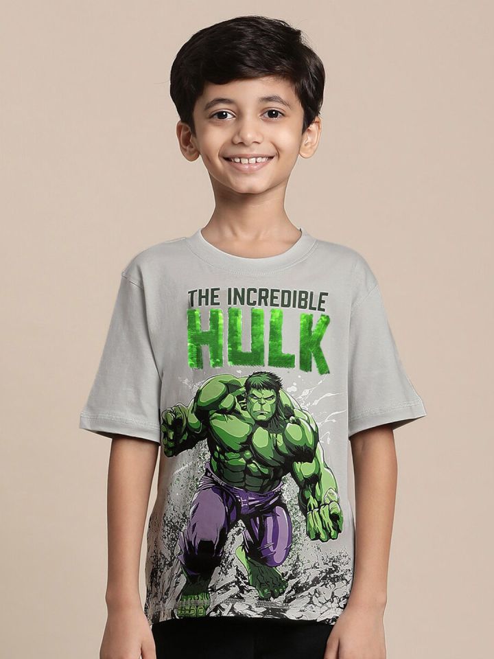 Boys hulk tshirt store