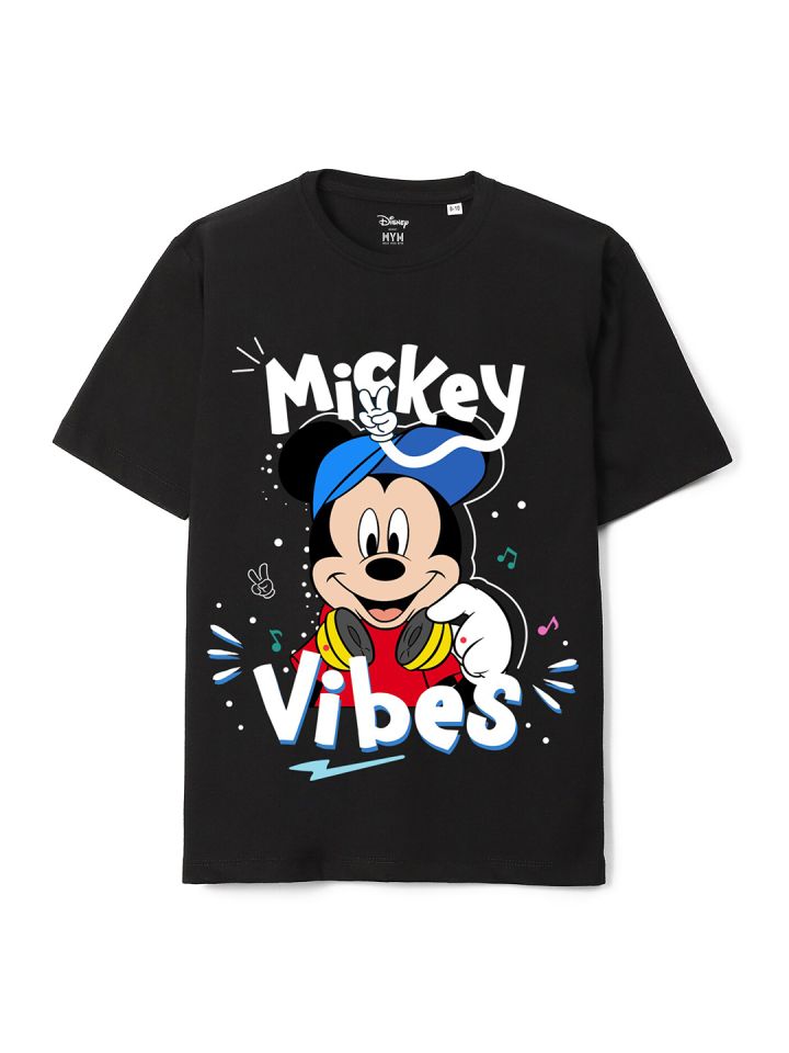 Buy Wear Your Mind Boys Mickey Mouse Printed Oversized Pure Cotton