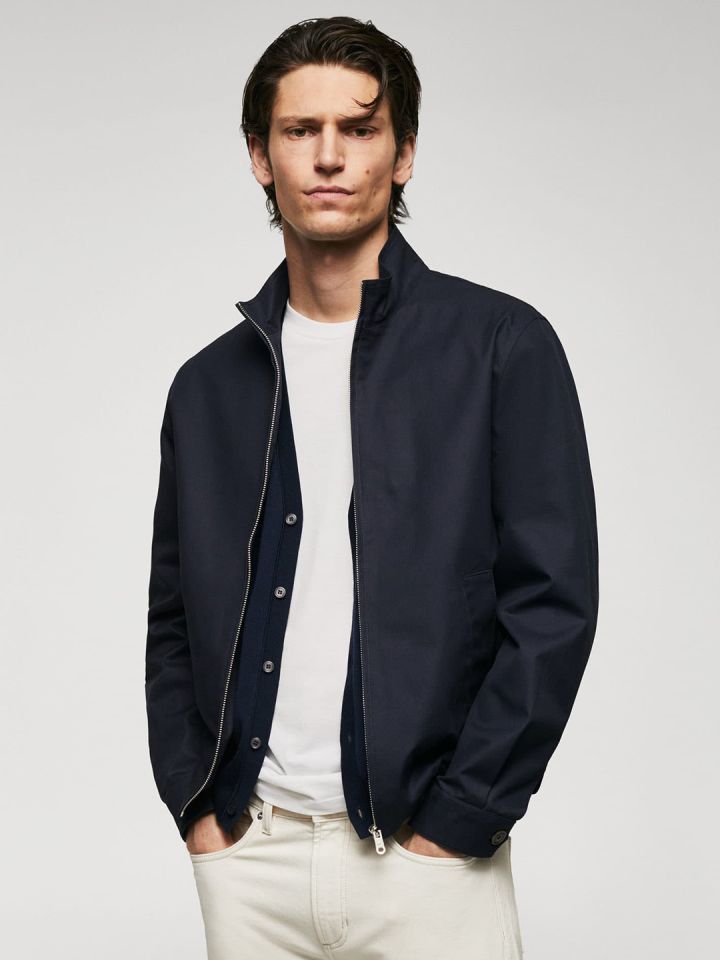 Mango man bomber jacket sale