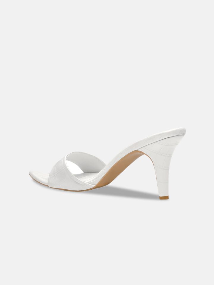White hot sale kitten mules