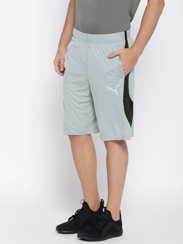 Buy Puma Men Grey Checked Regular Fit Ess. Knit Formstripe Sports