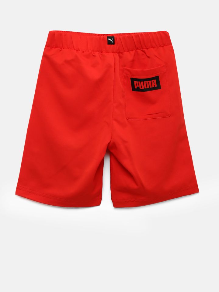 Puma shorts kids red shop