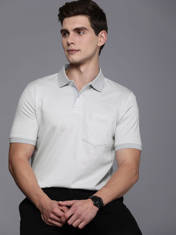 Louis philippe t shirts with pocket shop