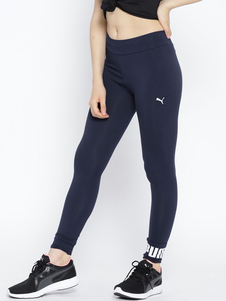 Leggings with Placement Logo Print