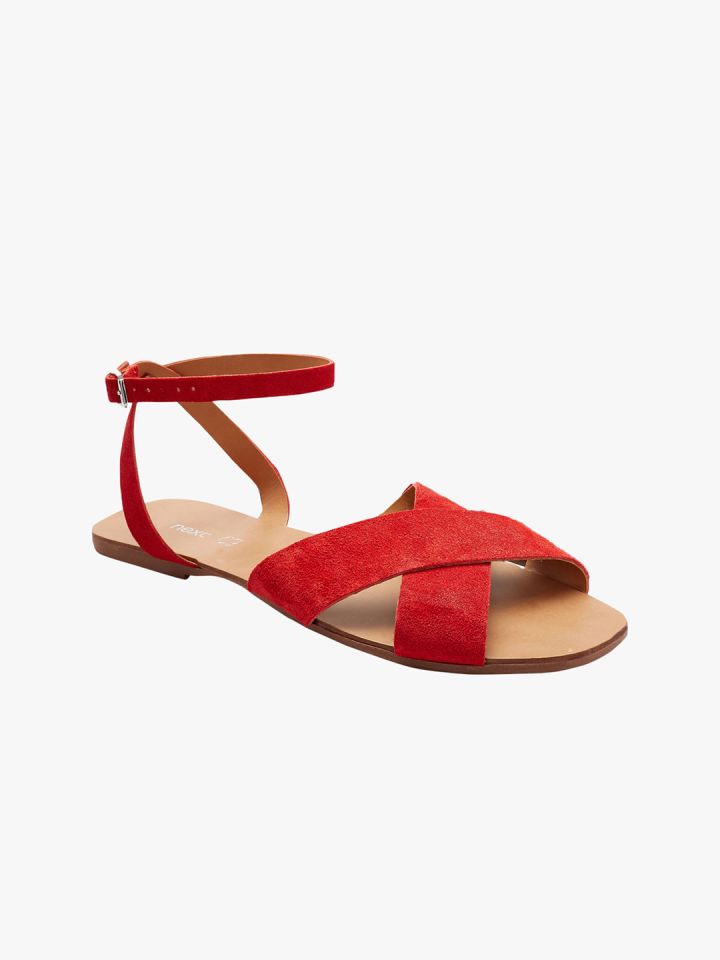 Womens red clearance comfort sandals