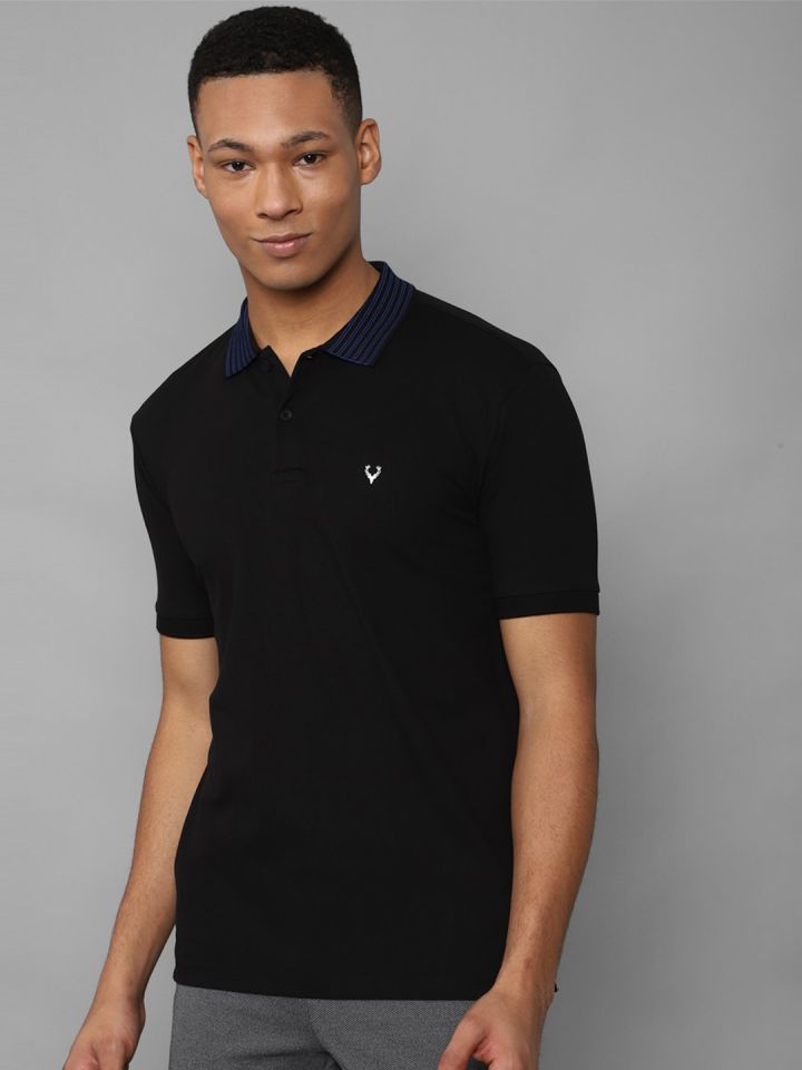 Buy Allen Solly Polo Collar Pure Cotton T Shirt Tshirts for Men