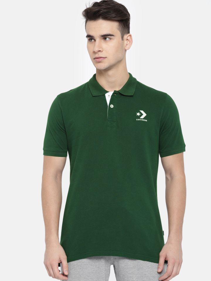 converse polo solid men's t shirt