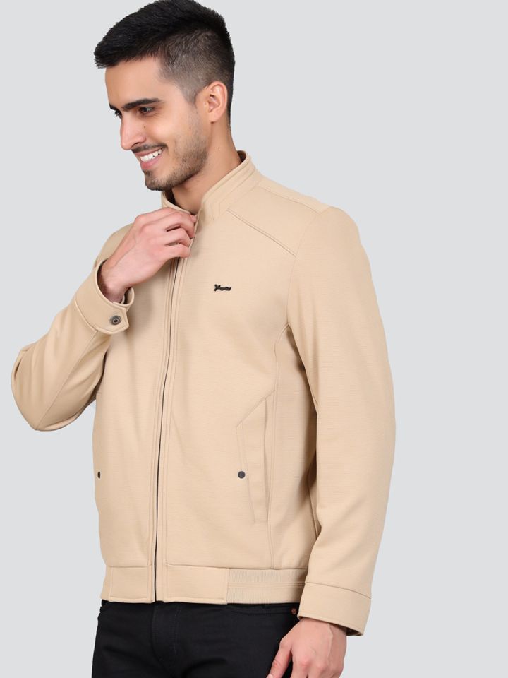 Mens lightweight classic zip up bomber jacket with pockets sale