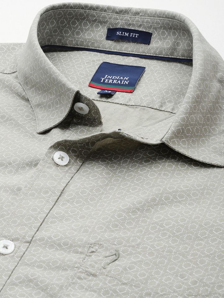 Indian terrain slim fit shirts new arrivals