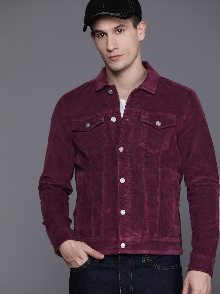 Buy Louis Philippe Jeans Corduroy Tailored Jacket Jackets for