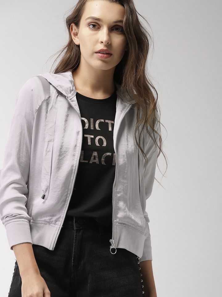grey bomber jacket womens