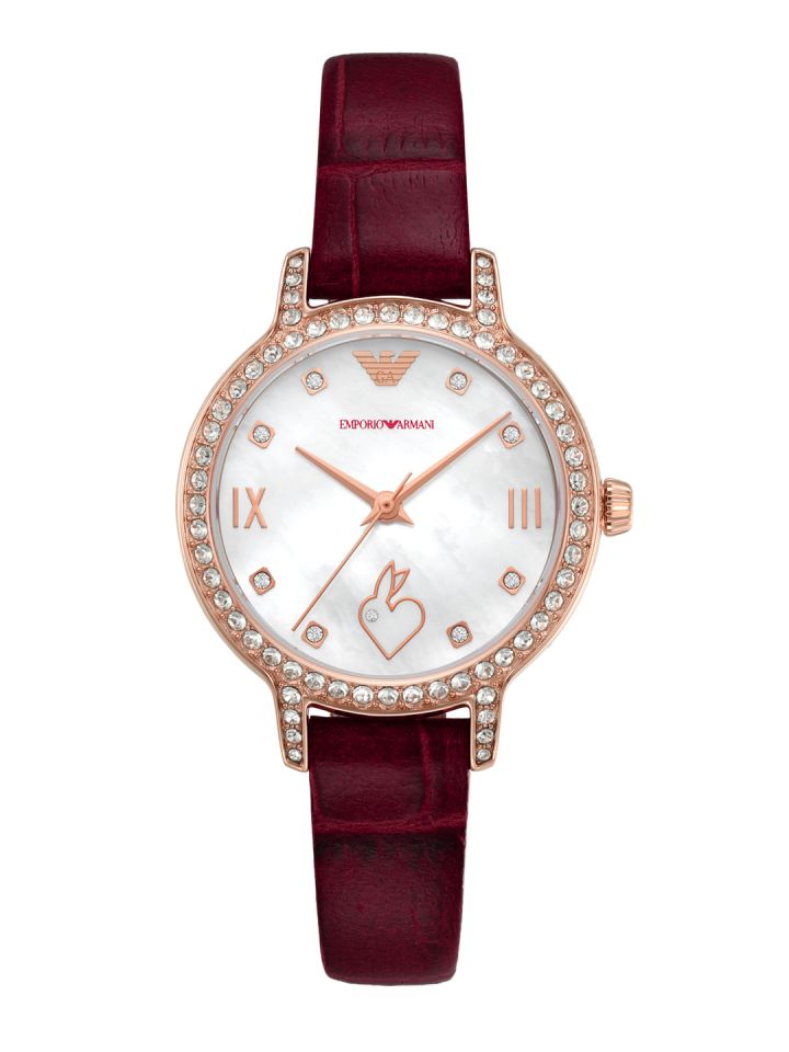 Buy Emporio Armani Women Mother Of Pearl Analogue Watch AR11510