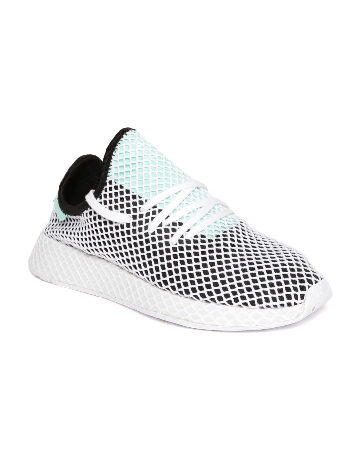 White adidas deerupt mens best sale