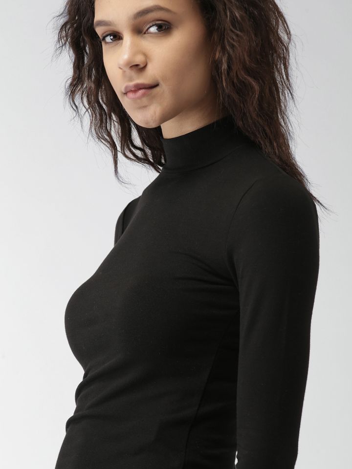 Turtle neck tops myntra hotsell