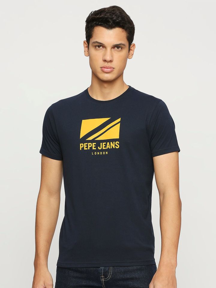 Buy Pepe Jeans Typography Printed Slim Fit T Shirt Tshirts for