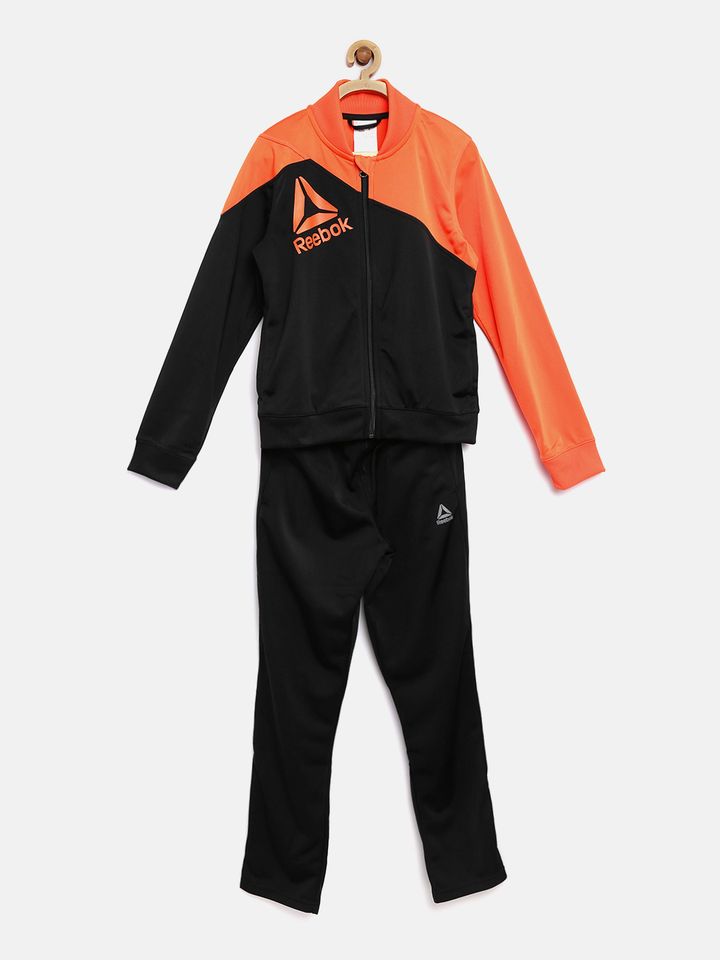 reebok orange tracksuit