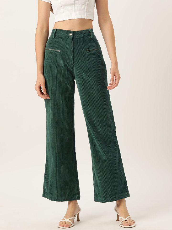 Corduroy 2025 pants myntra