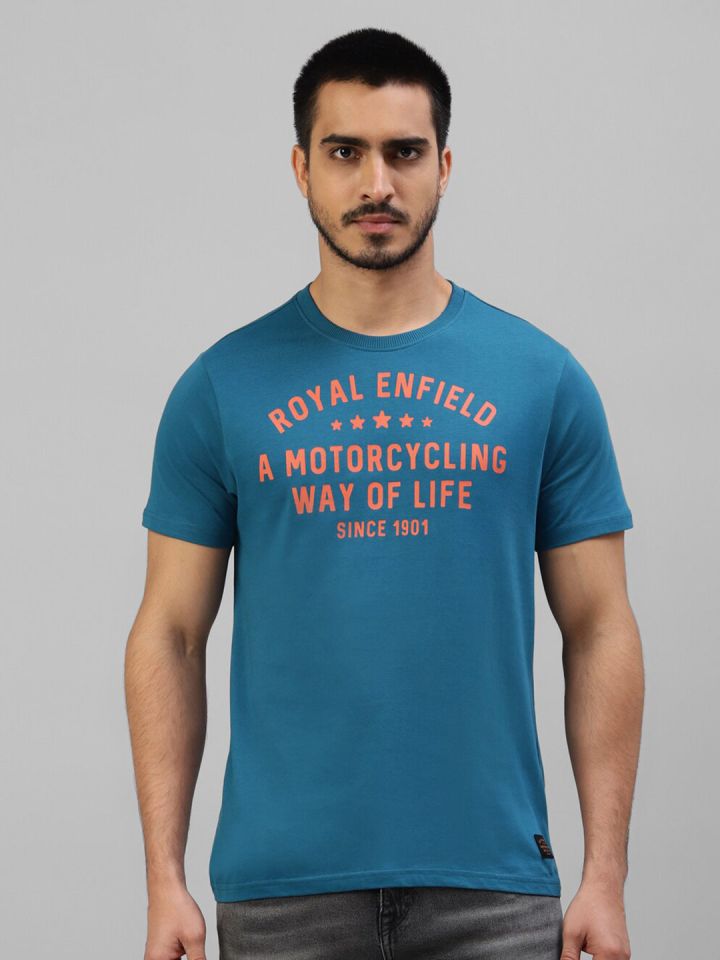 Royal enfield t deals shirts myntra