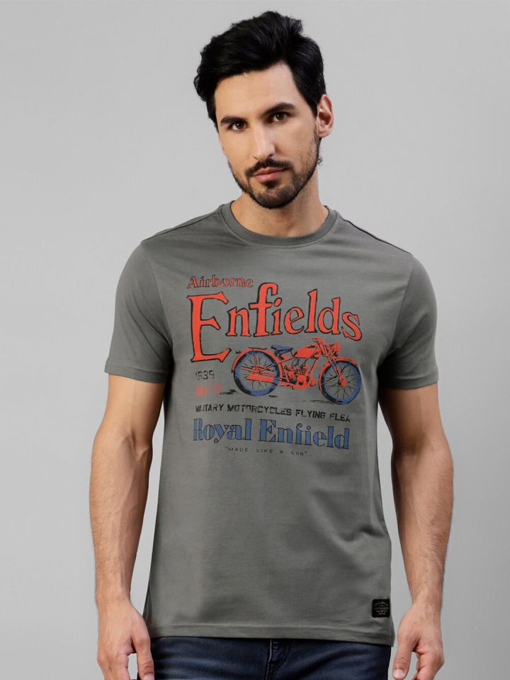 Royal enfield t shirts on sale myntra