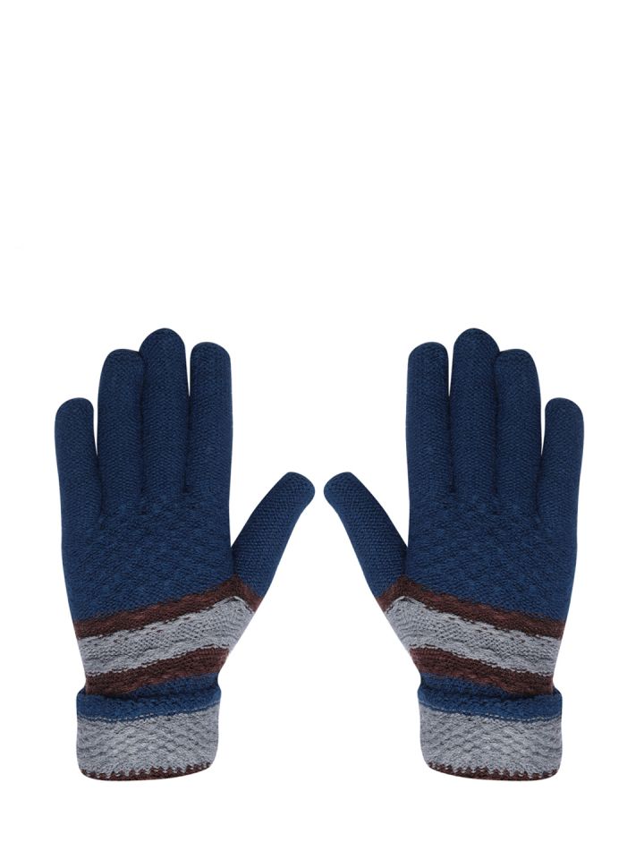 Mens blue sale gloves