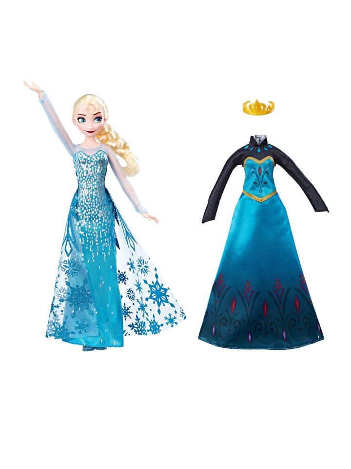 Buy Hasbro Blue Disney Frozen Coronation Change Elsa Soft Toys