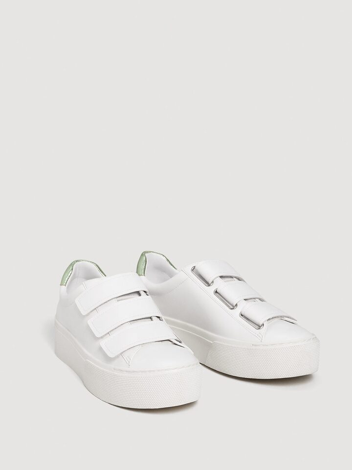 mango white shoes