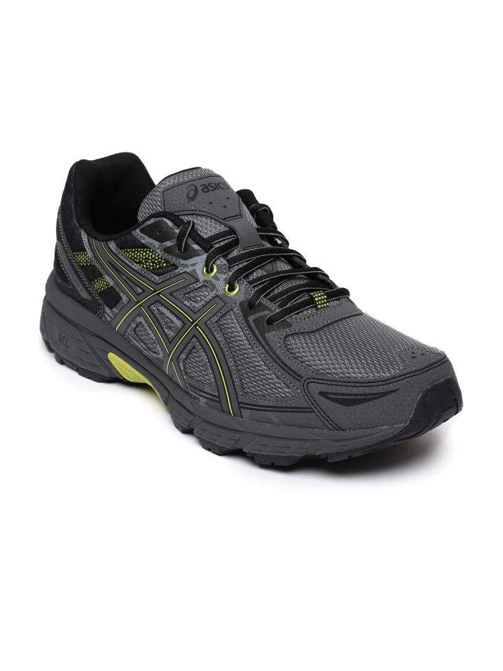 Buy Asics Grey Black GEL VENTURE 6 Running Sports Shoes Sports