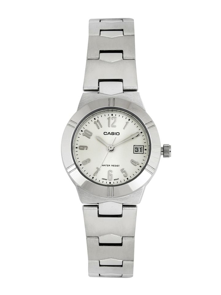 Buy Casio Enticer Lady Women Off White Analogue Watch A852