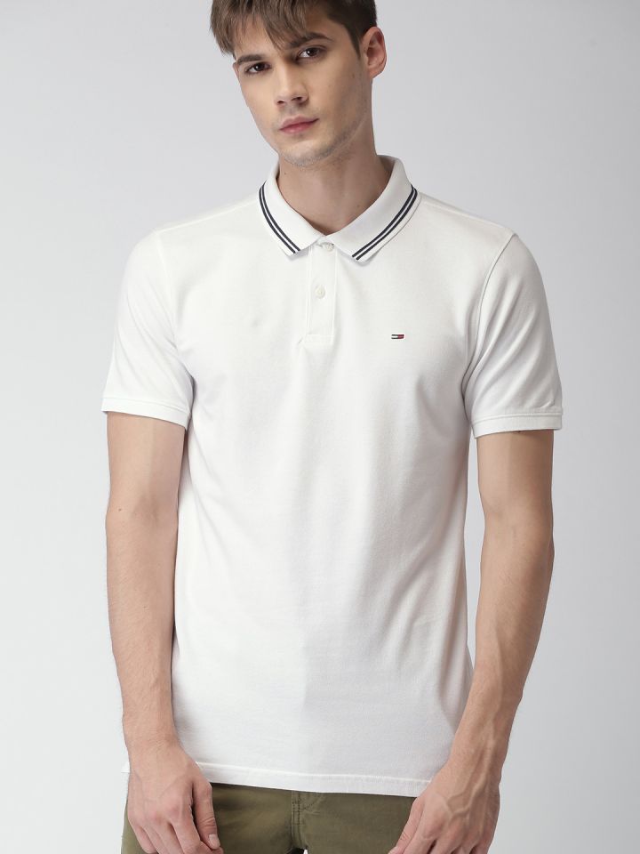 Tommy hilfiger new arrivals white collar shirt