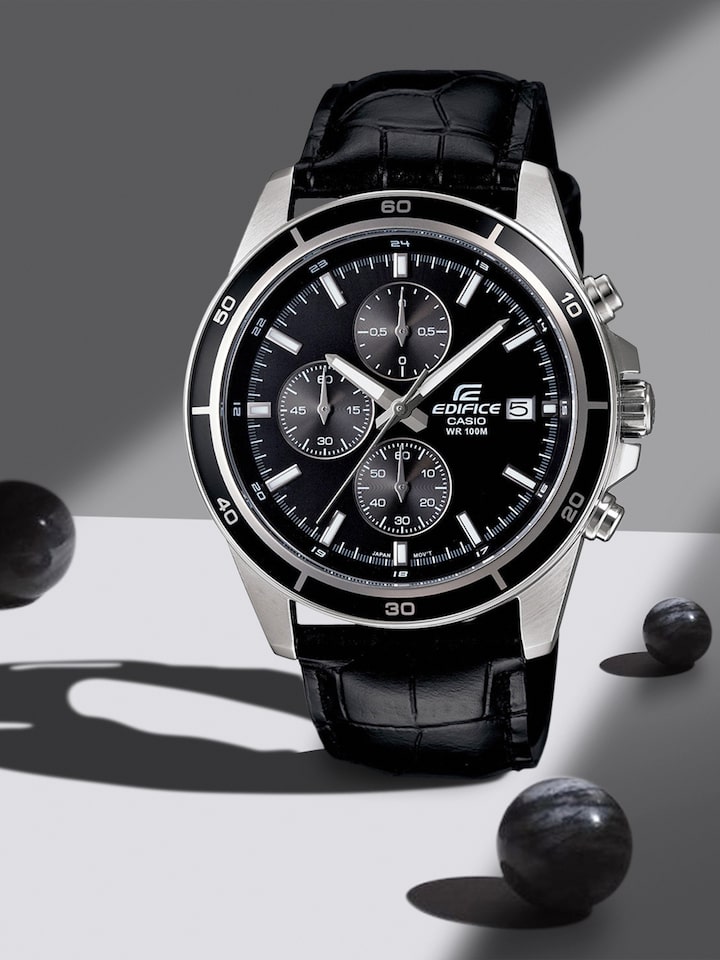 Buy Casio Edifice Men Black Analogue Watch Ex096 Efr 526L 1Avudf - Watches  For Men 251078 | Myntra