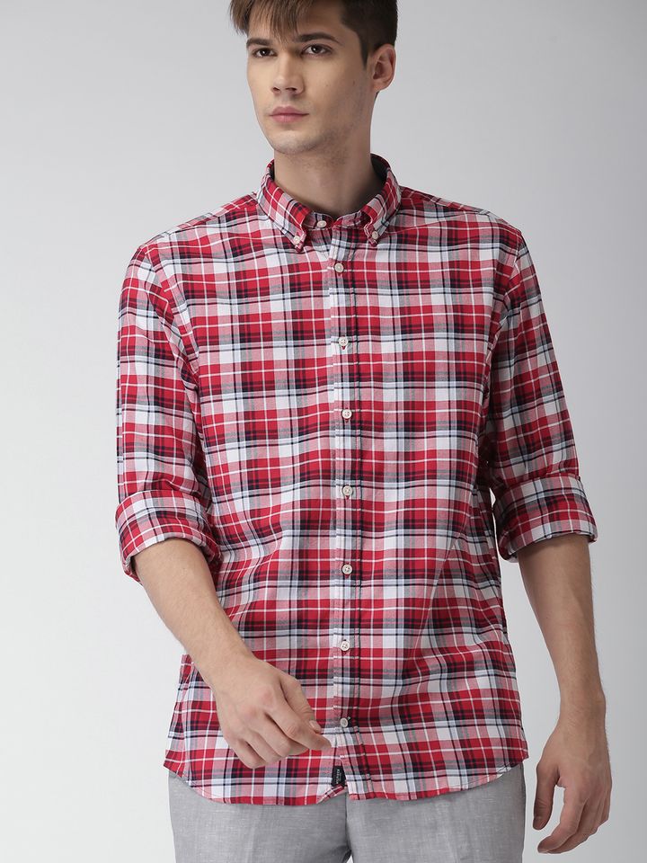 tommy hilfiger men's casual shirts