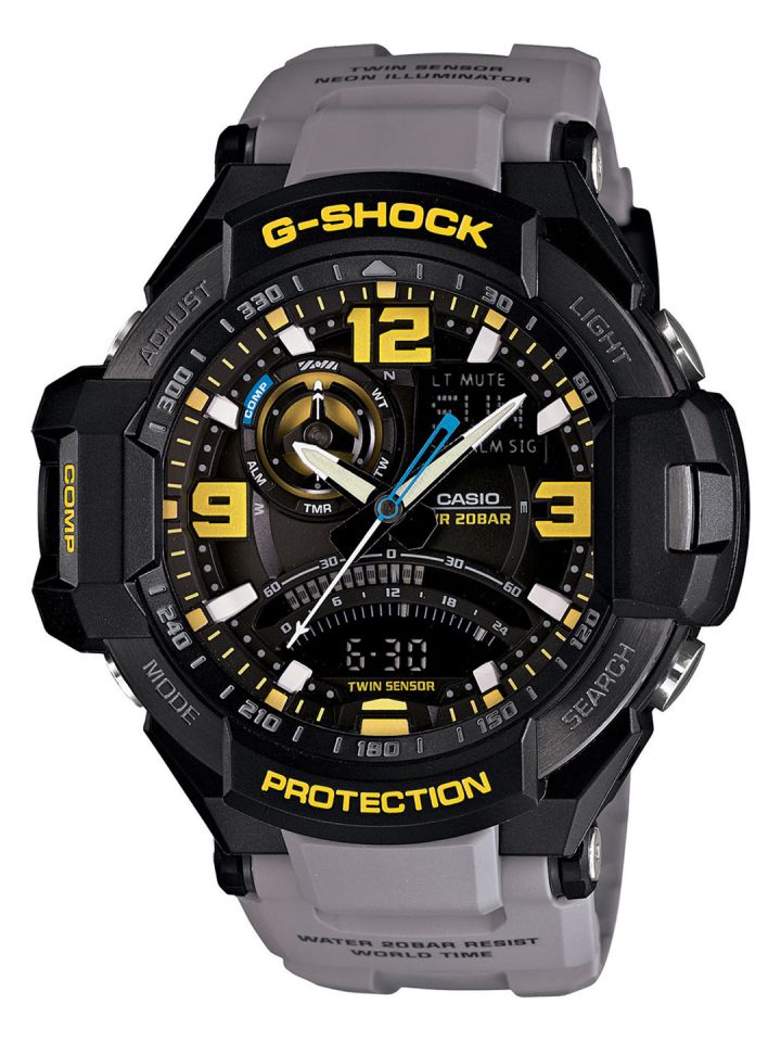 Buy Casio G Shock Men Grey Analogue Digital Watches G469 GA 1000