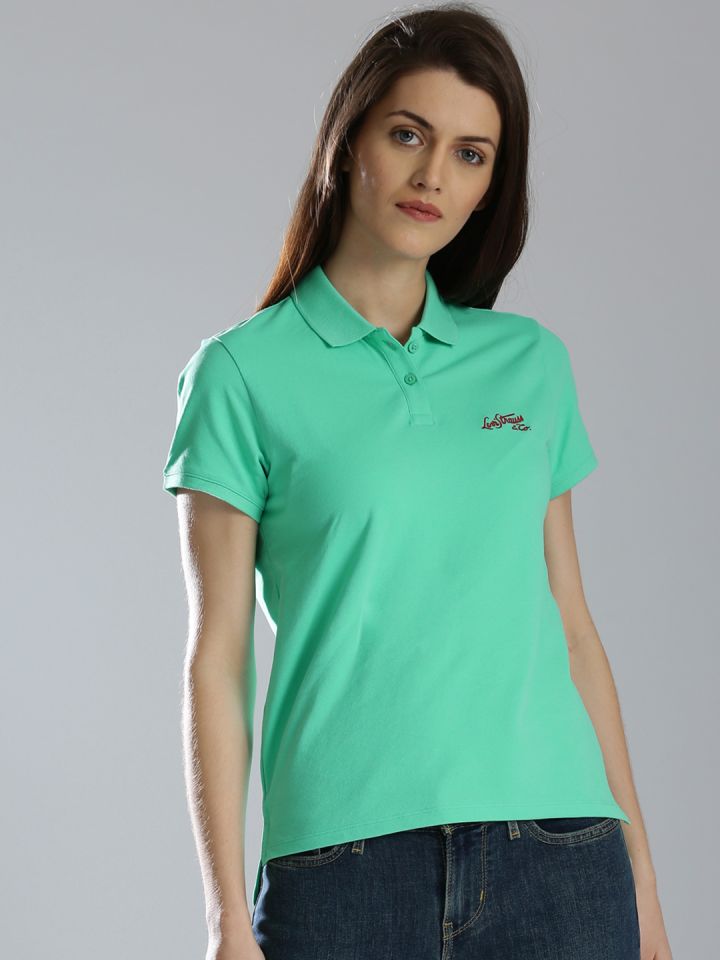 levi's polo t shirts women's