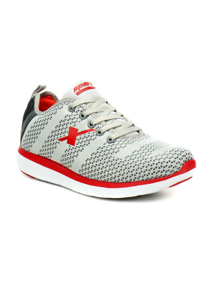 sparx gray running shoes