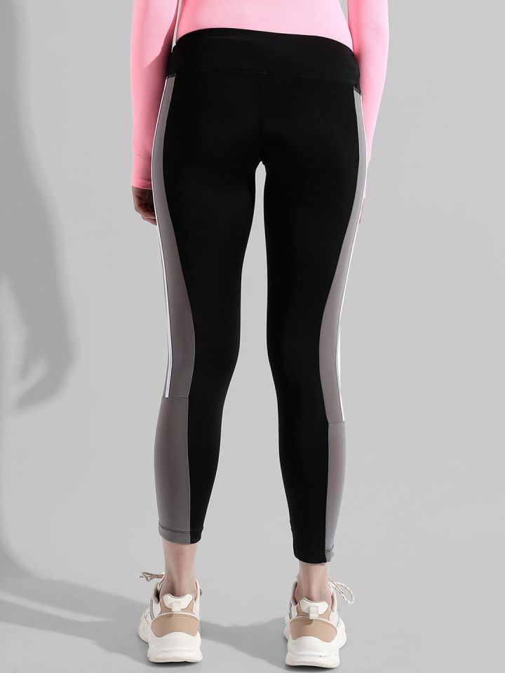 Buy Campus Sutra Women Side Striped Running Tights Tights for