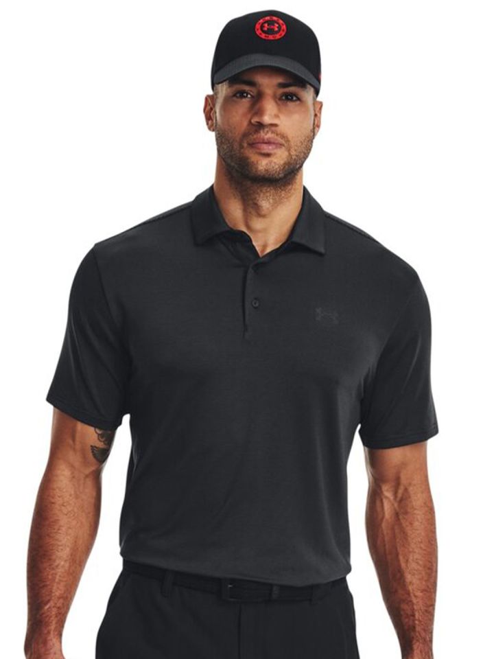 Under armour playoff stripe polo store