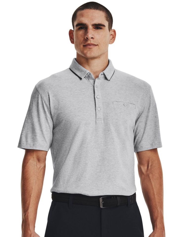 Under armour heather polo sale