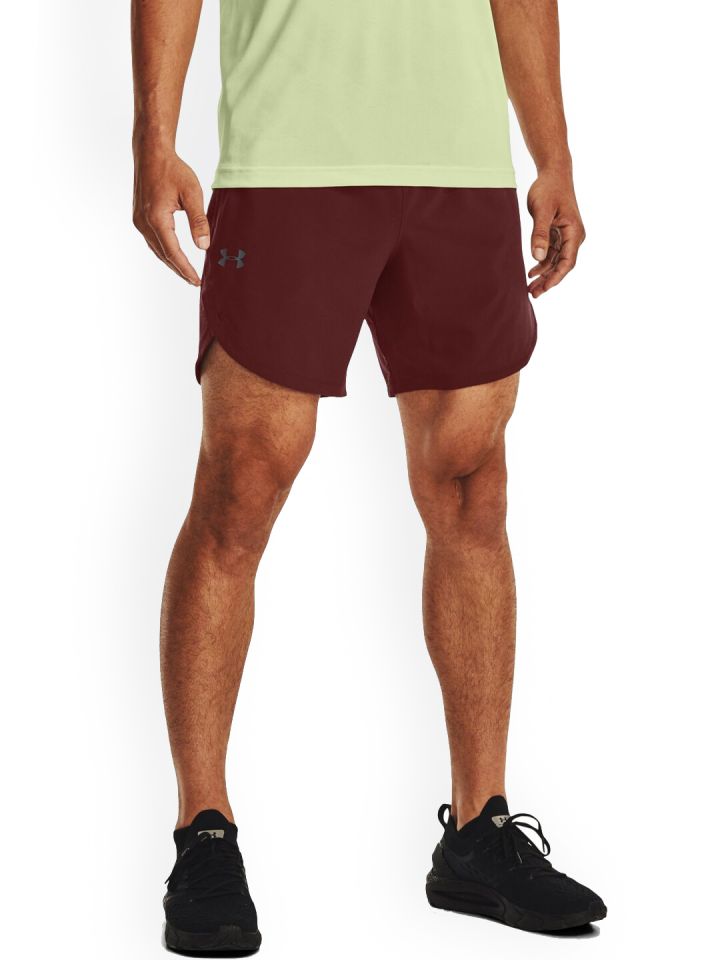 Buy UNDER ARMOUR Men Mid Rise UA Stretch Woven Slim Fit Sports