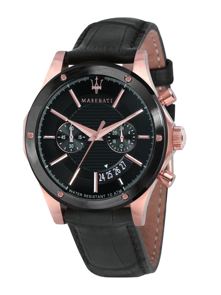 Buy Maserati Men Black Analogue Watch Watches for Men 2522437