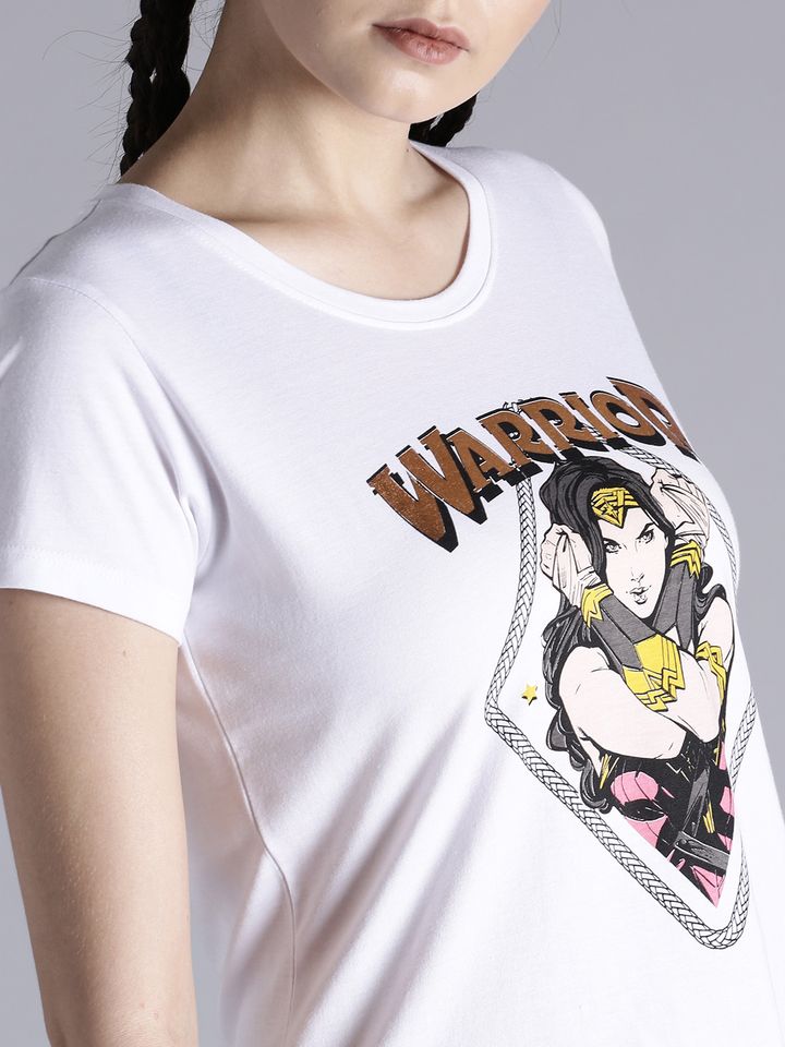 Printed Round Neck T Shirt - Tshirts 