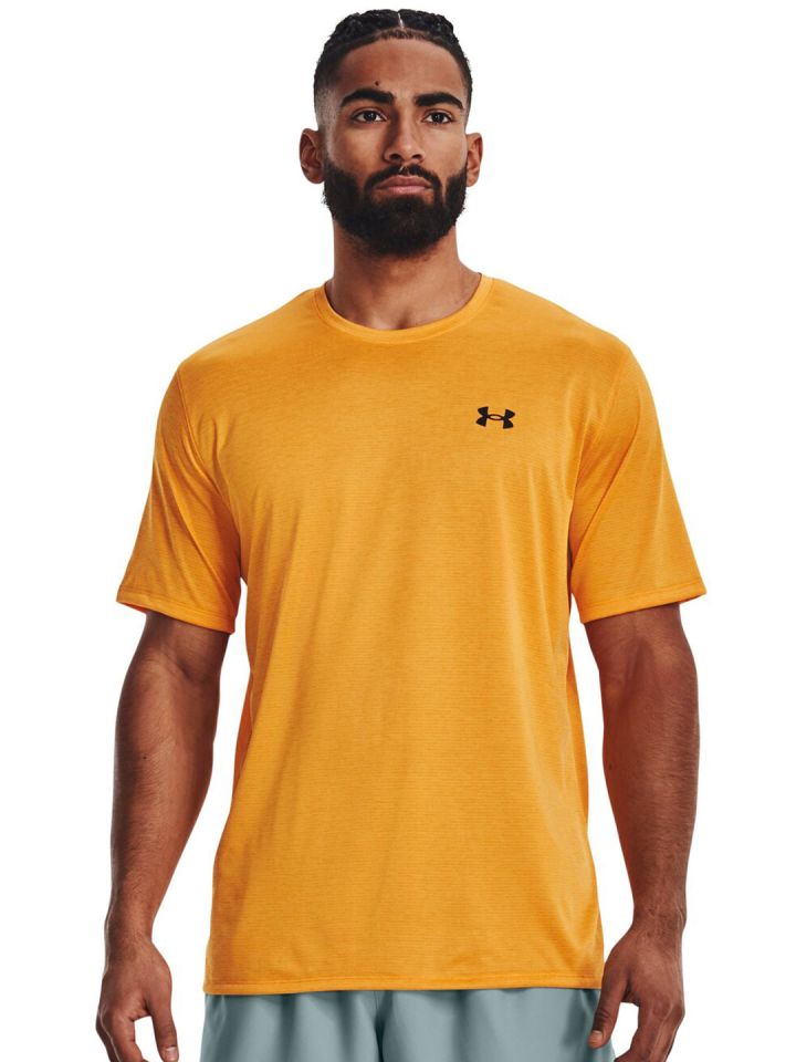 Under armour t shirts yellow men hot sale