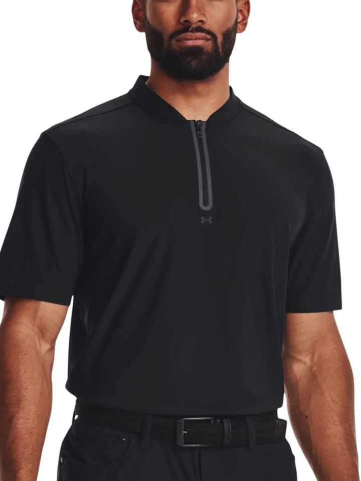 Under armour slim fit polo hot sale