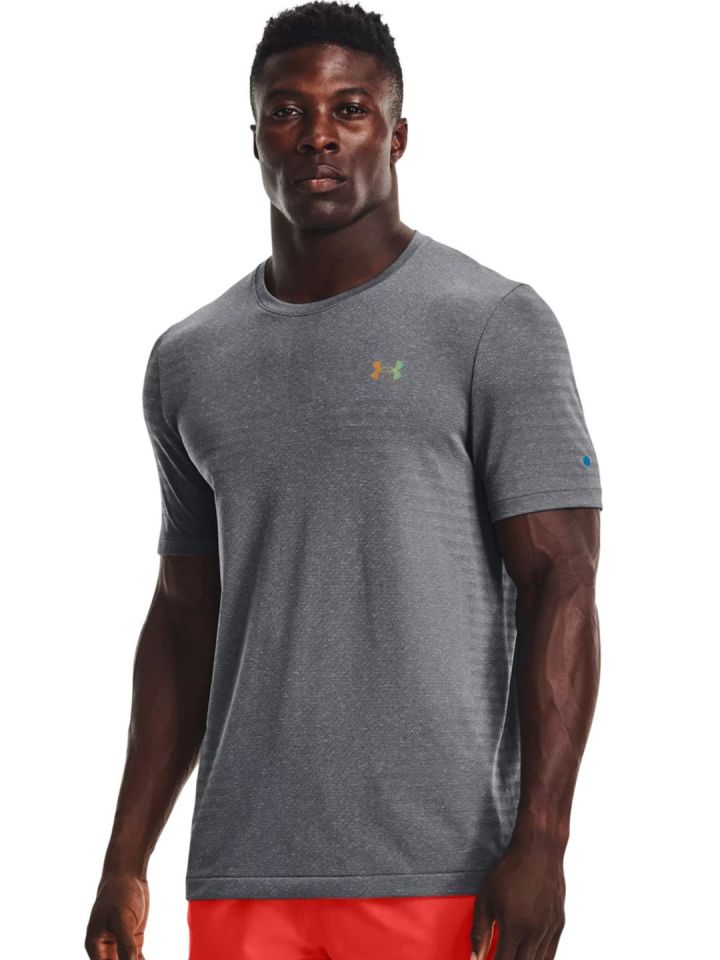 Buy UNDER ARMOUR Slim Fit Round Neck Short Sleeves Training T