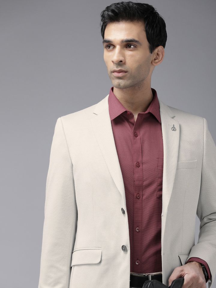 Van heusen blazers myntra shop