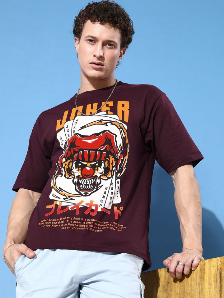 Buy FREE SOCIETY Men Graphic Printed Drop Shoulder Sleeves